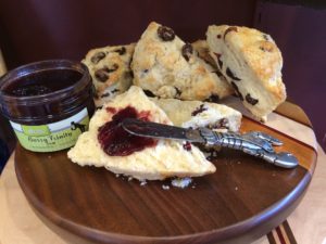 Craisin and Walnut Scones 