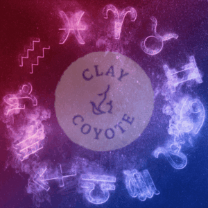 clay coyote has fun making up ai horoscope