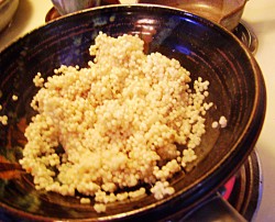 couscous Steaming couscous