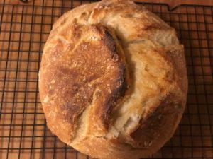 bread out of casserole