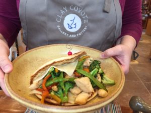 Stir Fry Pita - The Finished Product